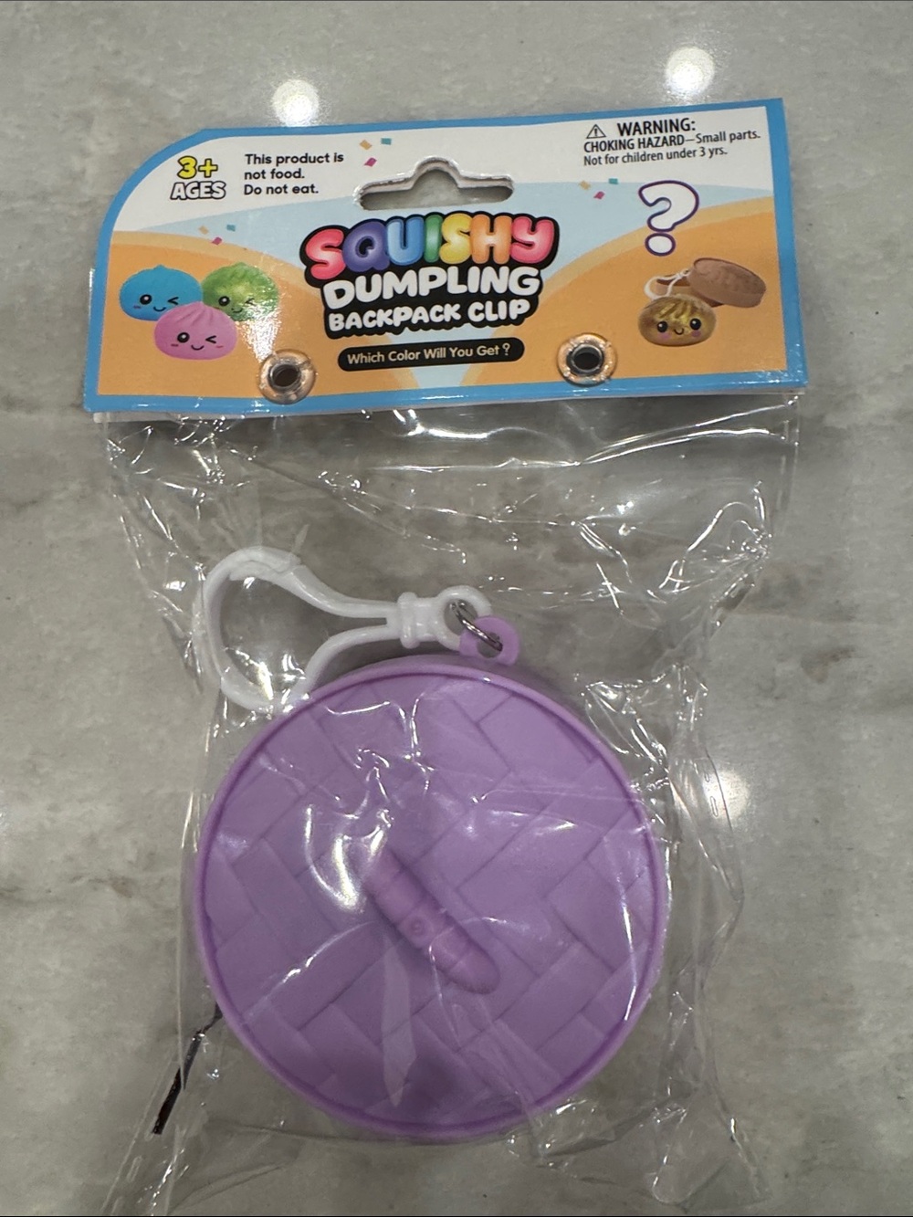 Backpack Clip - Purple